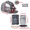 Stainless Steel Tray Bird Travel Carrier Foldable Hamster Carrier Parakeet Collapsible Bag  Hiking