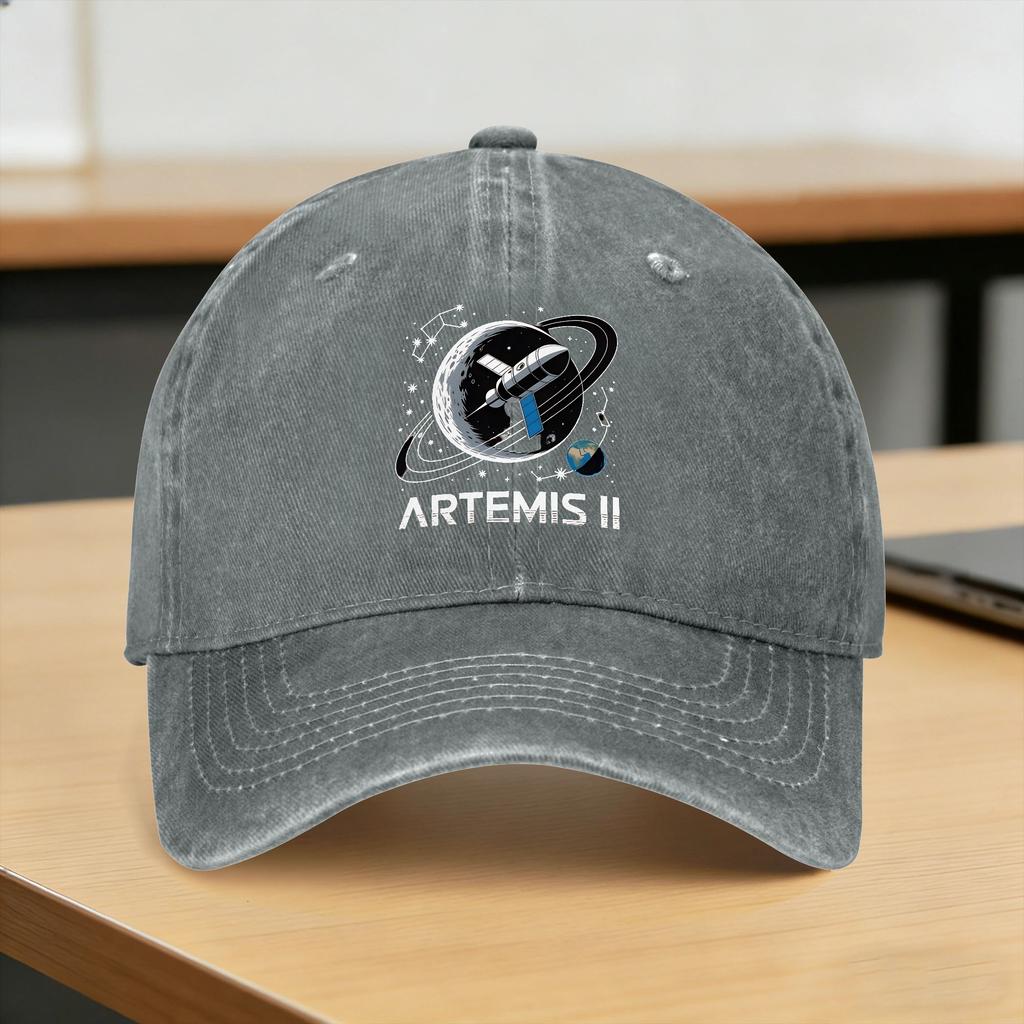 Artemis II Back to the Moon 2026 Sun Baseball Cap Unisex-Teens Design Trucker Hat Spring Classic Sports Wholesale Baseball Caps