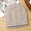 Knitted Thermal Hat Autumn and Winter Rabbit Fur Blended Women's Pullover Stacking Hat