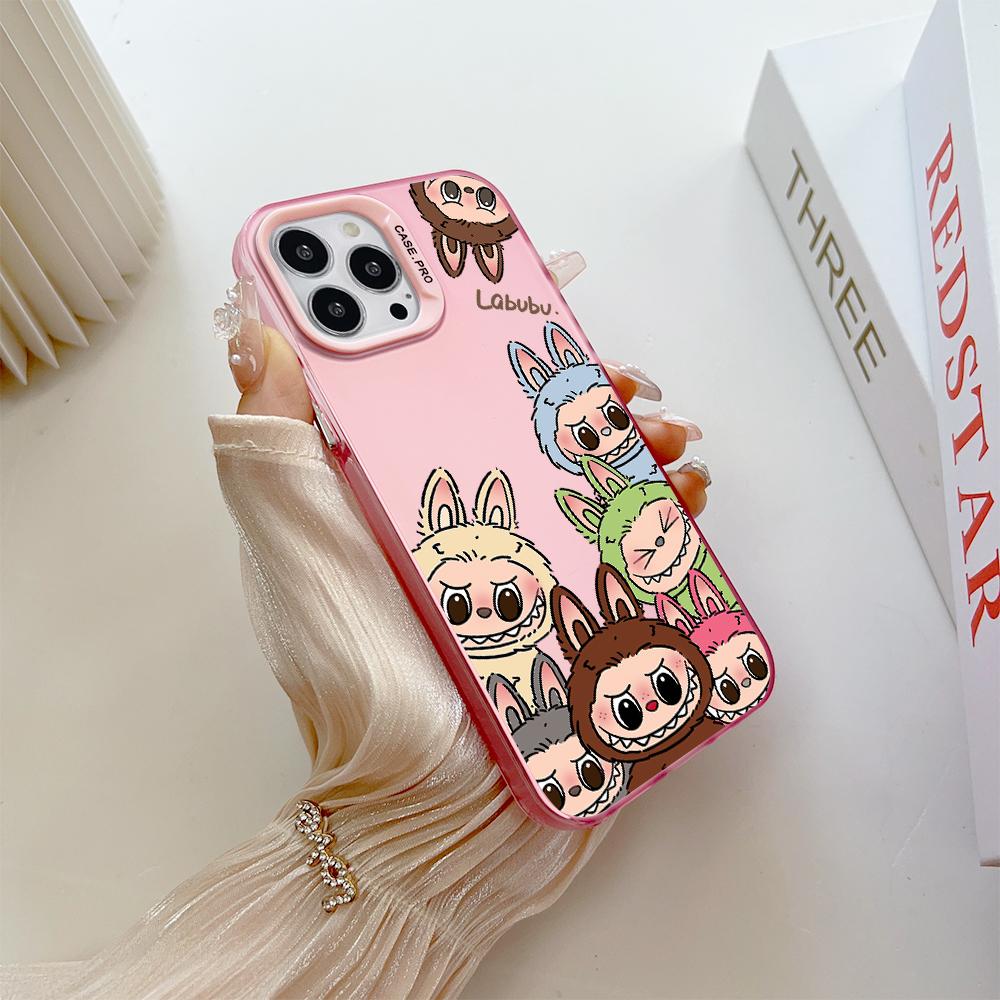 Maľovaný Vzor Farebný Strieborný Obojstranný Tvrdý Kryt Nárazuvzdorný Proti pádu Puzdro na telefón pre Samsung