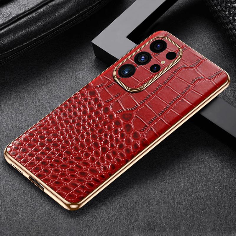

Чохол для телефону з натуральної шкіри для Samsung Galaxy S 24 S24 Ultra S24ULtra Luxury Protection Cover For Galaxy S24 Plus