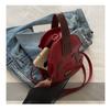 Faux Leather Violin Crossbody Bag, Sling Shoulder Purse for Women, Trendy Fiddle Shaped Handbag