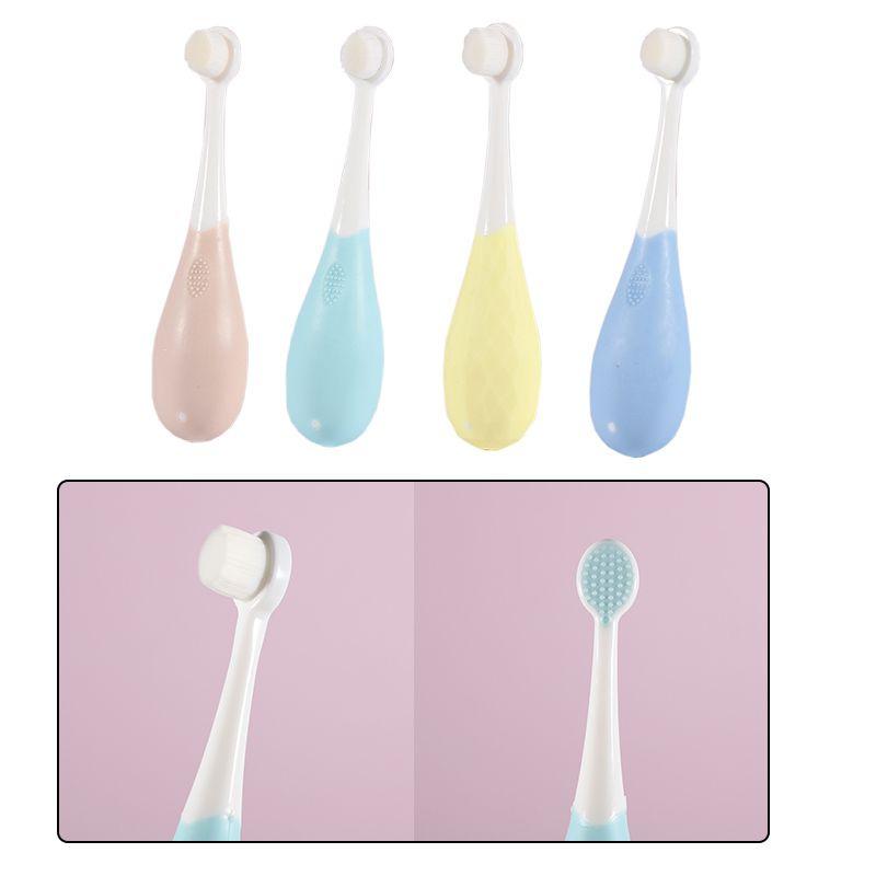 Comfortable Toddler Brush For Oral Teeth Care With Anti-slip Handle And Soft Bristles