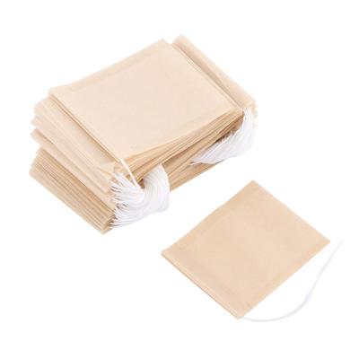 Safe Unbleached With Drawstring Non-toxic Heat Seal For Herb Loose Tea Tea Strainer Filter Bags Coffee Infuser Tea Bag