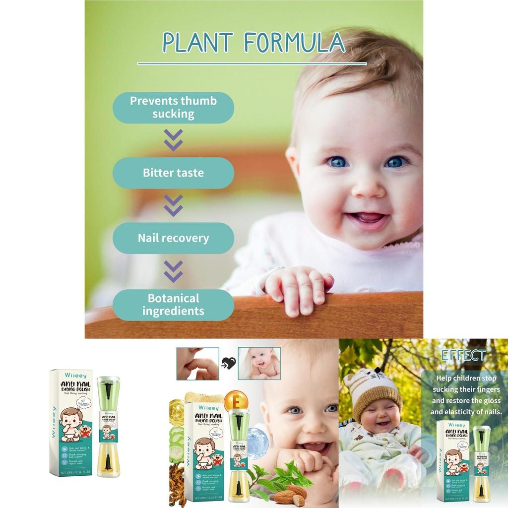 Wiieey Odpuzovač hořké chuti pro děti 10ml Účinný roztok proti kousání prstů