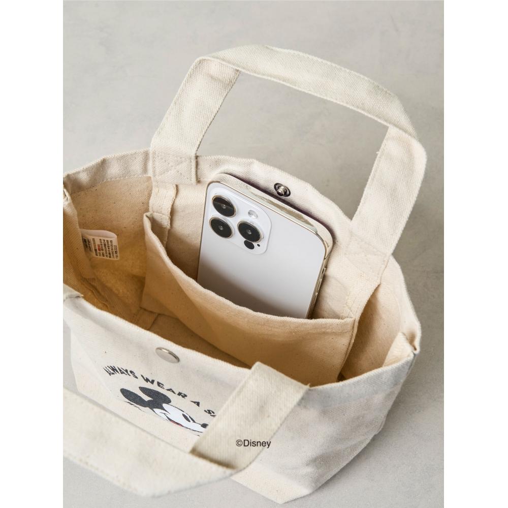 Daiso Disney Vintage Mini Tote Bag Smile Mickey