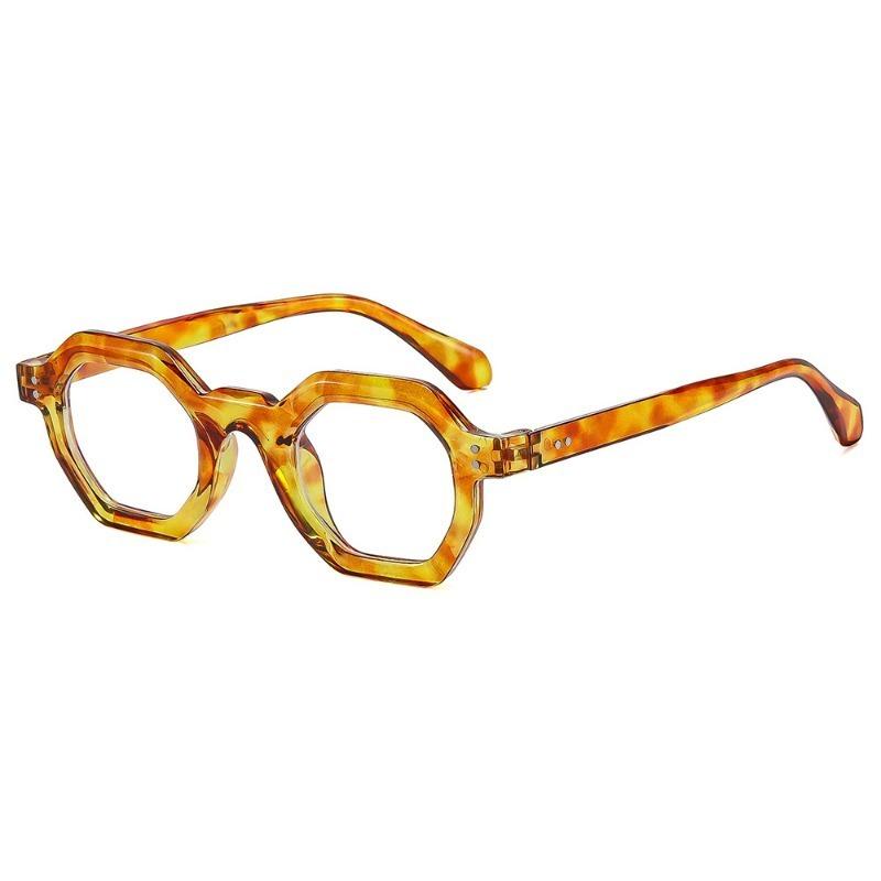 Retro Small Polygonal Frame Uv Protection Fashion Sunglasses For Men And Women