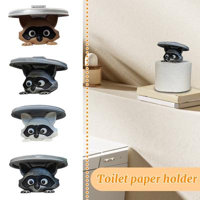 Porta-papel higiênico de guaxinim Acessórios criativos