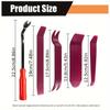 Car Trim Removal Tool, 5pcs Interior Trim Remover Set Disassembly Tool for Dashboard Panel Central Control Area