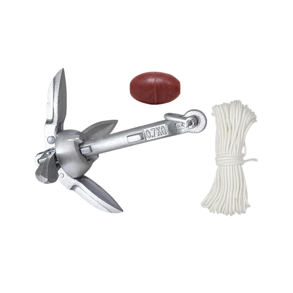 Anchor, Kayak Hook, Claw, Buoy Ball for Sailboats, Boating, Inflatable Boats, Canoes,