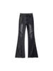 Women's High-Waisted Micro-Flare Jeans with Hong Kong Style - Slim Fit Stretch Flare Pants