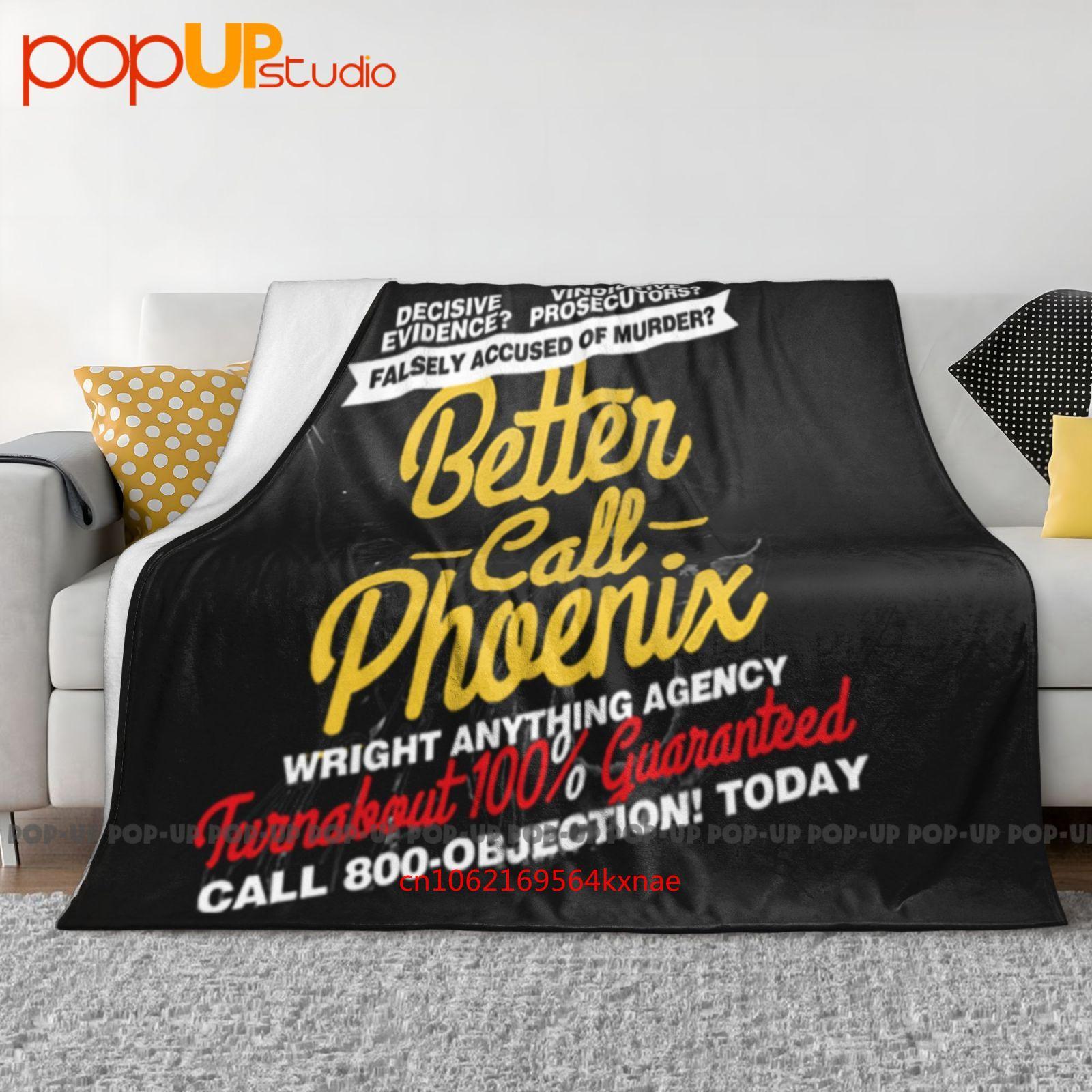 Ace Attorney Better Call Phoenix Ultra-Soft Blanket Quilt Winter Sofa Cover Bed Covers 30x40in