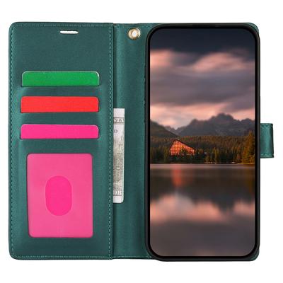 For Samsung Galaxy S25 Ultra Case with Hand Strap Flower Imprint Leather Wallet Phone Cover