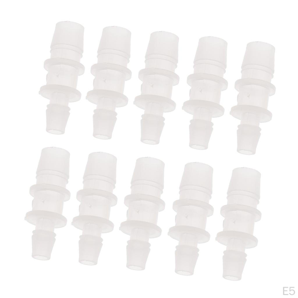 Aquarium Air Valve Connector Plastic Inline Straight