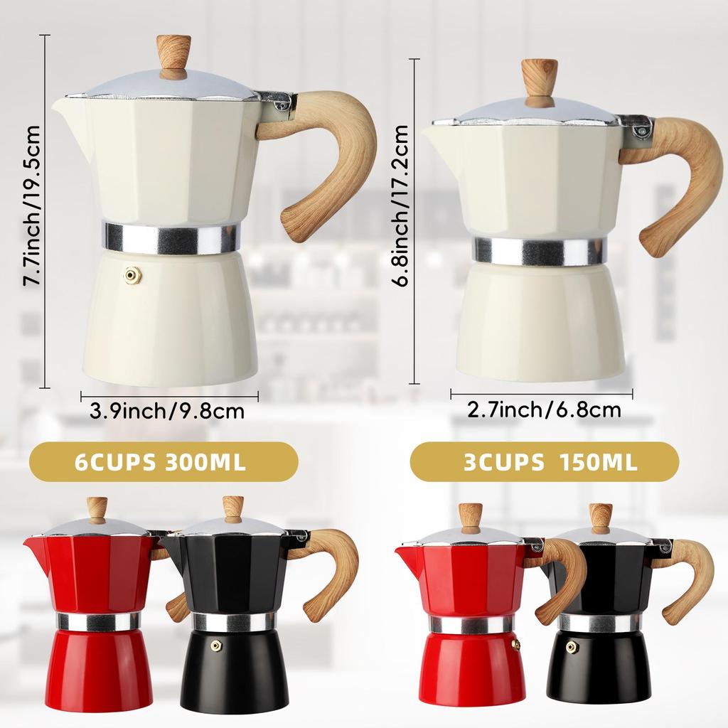 Cafetière Moka 100 Ml 2 Tasses – Acier Inoxydable De Qualité Alimentaire, Cafetière Italienne Classique, Parfaite Pour La Maison Et Le Camping