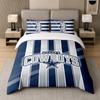 3Pcs Bedding SetDallas Cowboys Soft Bed Sheet and Two Pillowcases Home Bedroom Decor