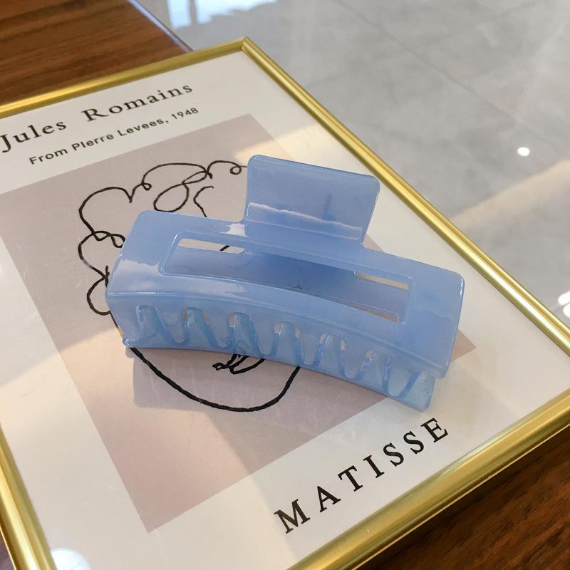 

Fashion Hair Clips for Women Hair Claw Colorful Solid Color Plastic Claw Clip Girls Hair Barrettes Hair Accessories Hair Clip