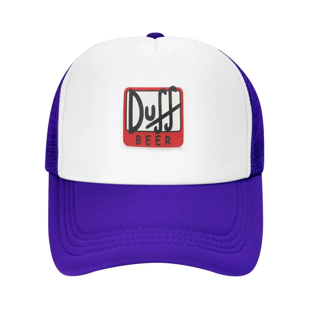 Duff Beer Cap Fashion Casual Mesh Baseball Caps Adjustable Hat Hip Hop Summer Unisex Baseball Hats Polychromatic