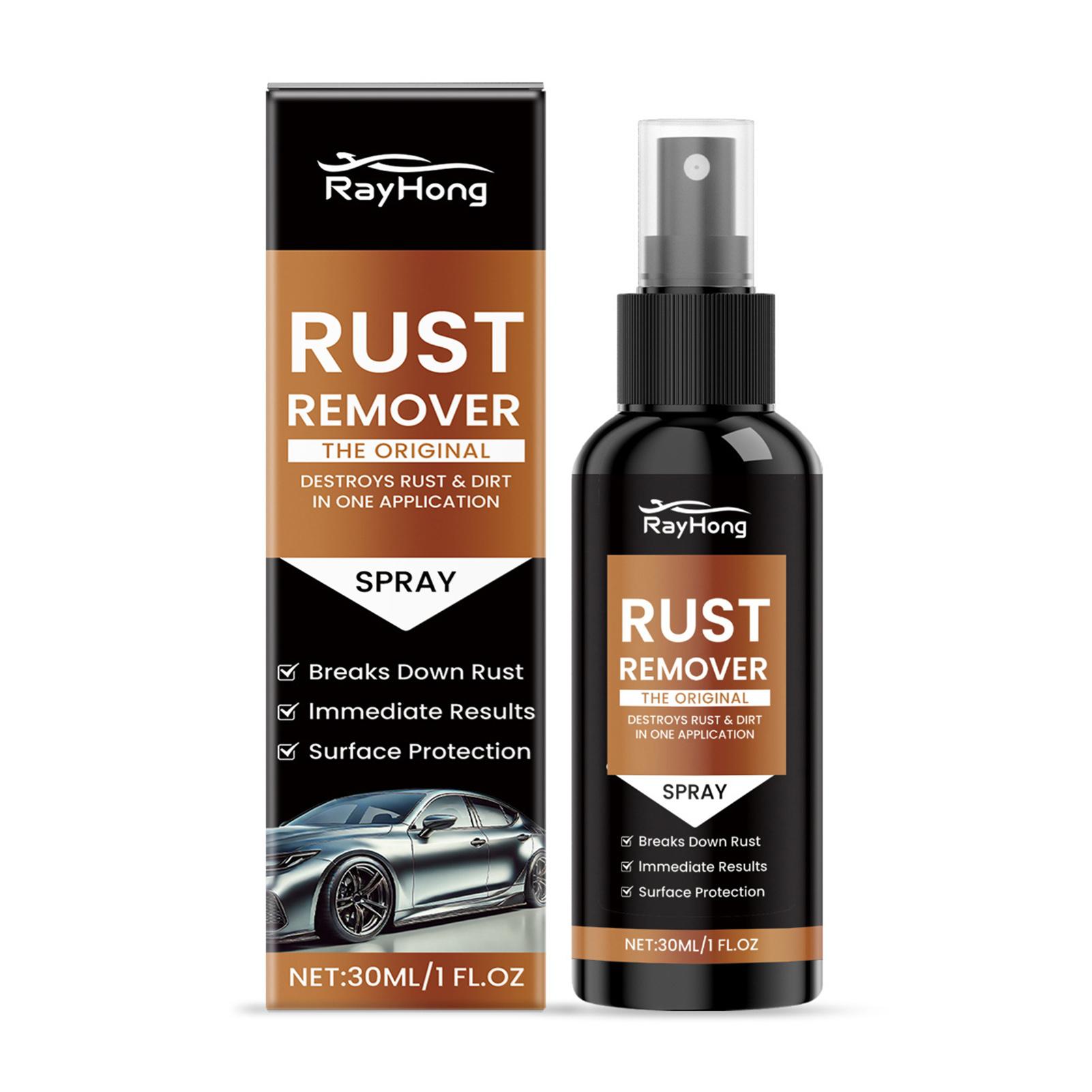 

Rust Remover Spray for Metal Car Scratch Remover Iron Stain Cleaner Stain Remover Iron Stain Cleaner for Multiple Surfaces