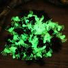 Halloween Leuchtende Falsche Spinne Kleine Schwarze Simulierte Spinnen Spukhaus Atmosphäre Requisiten Hausparty DIY Dekoration Zubehör
