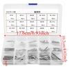150 Pcs 304 Stainless Steel Cotter Pins Small Cotter Pins 15 Sizes Hardware Pins Heavy Duty Cotter Pin Assortment Kit