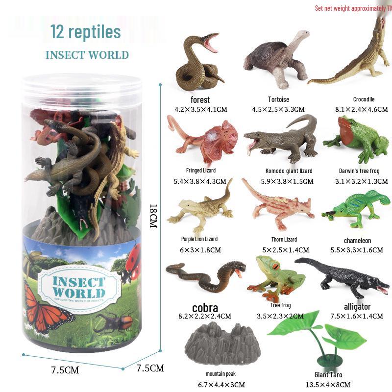 Mini Dinosaur, Insect, and Marine Animal Toys for Kids