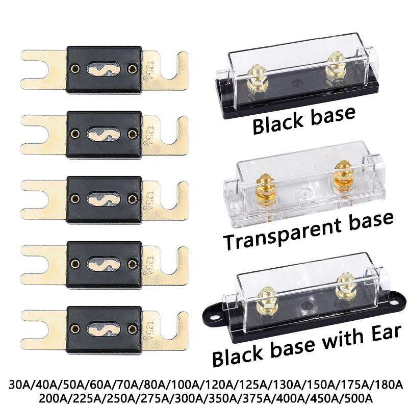ANL Fuse Holder Bolt-on Fuse Automotive Fuse Holders Fusible Link with Fuse 40A 60A 80A 100A 200A 250A 300A Fuses AMP Fuse Holders1