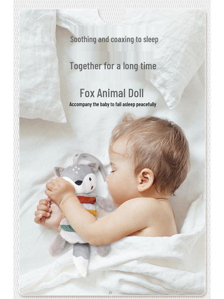 Aipinqi Baby Musical Plush Rattle Toy for Crib & Car