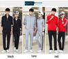 Trendy Three-Stripes Unisex Sports Suit: Customizable LOGO for Spring & Autumn