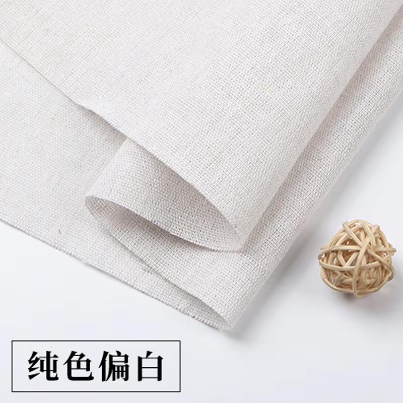 135x50/200cm Soft Faux Cotton Linen Fabric For Decorative Cloth Curtain  Clothing Tablecloth Handmade DIY Sewing Fabric W300022