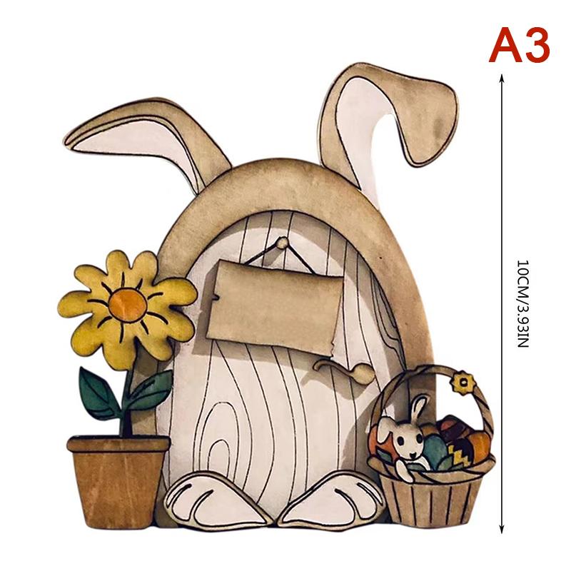 Mini Home Decorations Wooden Fairy Door Fairy Tale Gate Door Decoration Craft Ornaments Garden Courtyard Decoration
