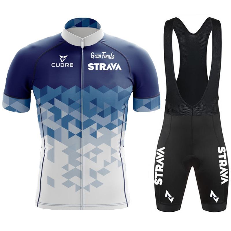 2022 event cycling suit Strava Tour de France short-sleeved overalls cycling suit