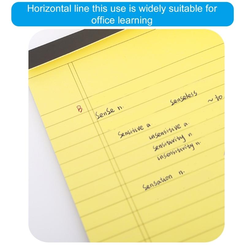 4 szt./zestaw 50 kartek Notes w linie Mały notes do pisania A 4 A 5 Notes prawniczy Notesy w linie Artykuły biurowe i szkolne dla ucznia