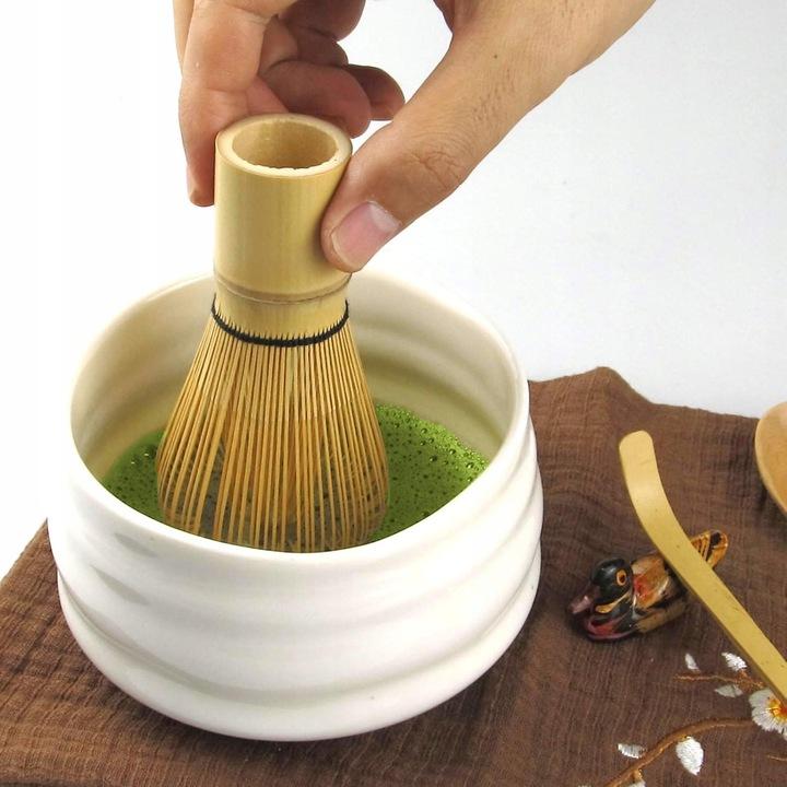 Zestaw Do Herbaty Matcha Narzędzie Do Matchy Trwałe Z Uchwytem Ceramicznym