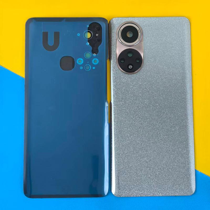 High Quality Glass Back Cover For Honor 50 NTH-AN00 Rear Housing Battery Phone Repair Parts With Camera Lens &Glue