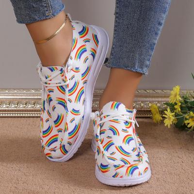 Fashion 2024 Autumn Fashion Sneakers Low Heel Ladies Shoes High Quality Lace-up Women's Vulcanize Shoes