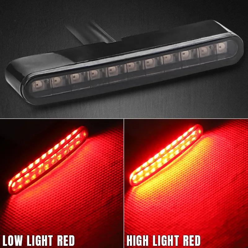 Motorcycle Mini Tail Light 5/11LED Motorbike Rear Brake Lamp Stop Warning Lamp For Scooter ATV Cafe Racer Bobber Kawasaki