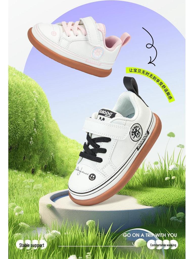 Babudou 2024 Spring Kids' Non-slip Soft Sole Walker Shoes