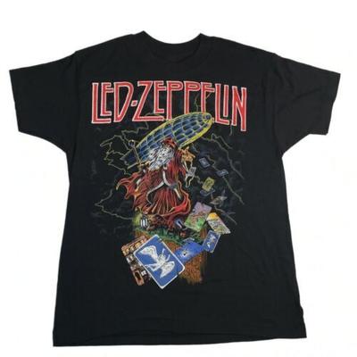 Led Zeppelin The Hermit ZoSo Wizard 1988 וינטג' חולצת טריקו לשני המינים