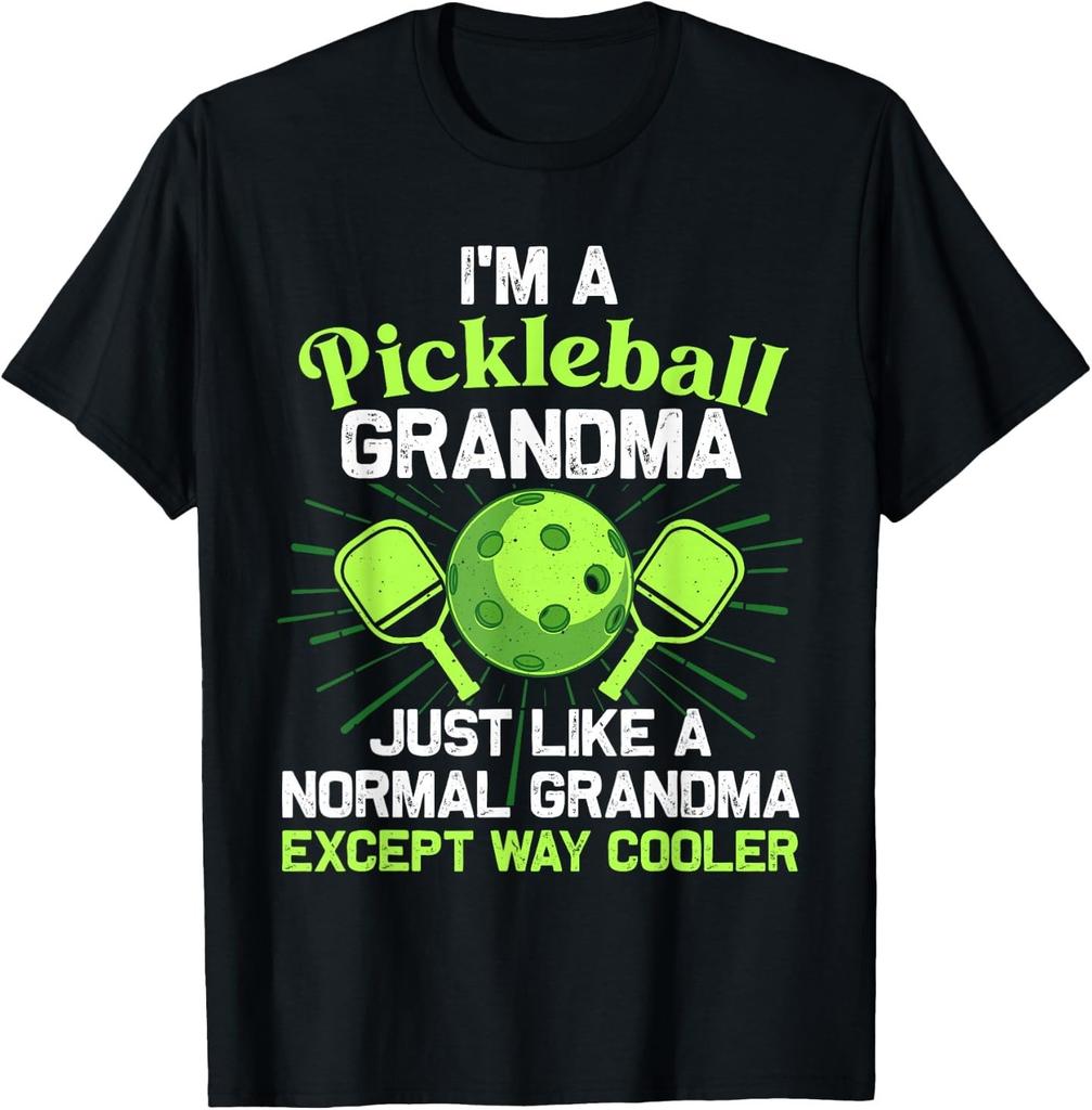 Pickleball Design for Grandma Women Girls Pickle Ball Player T-Shirt
