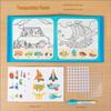 Early Education Magic Water Painting Book Repeated Draw Water Pen Animal Cognitive Educational Toys Kids Early Learning Book