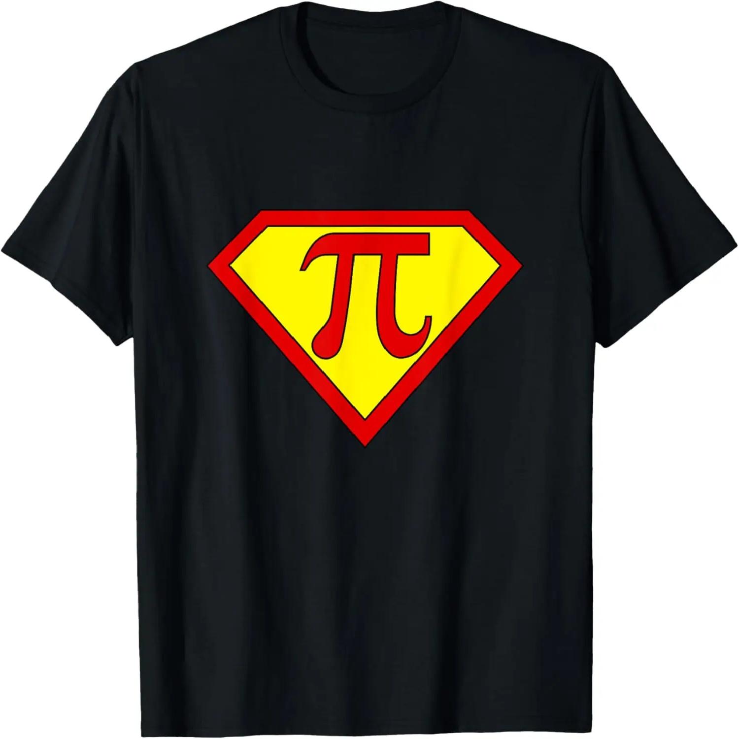 Captain Pi Superhero Pi Symbol Cool Math Super Hero T Shirt S