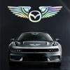Colorful Reflective Laser Angel Wing Styling Car Trunk Door Sticker For Mazda 3 6 BL BM GJ CX3 CX-5 CX-8 KE KF CX7 CX9 MX5