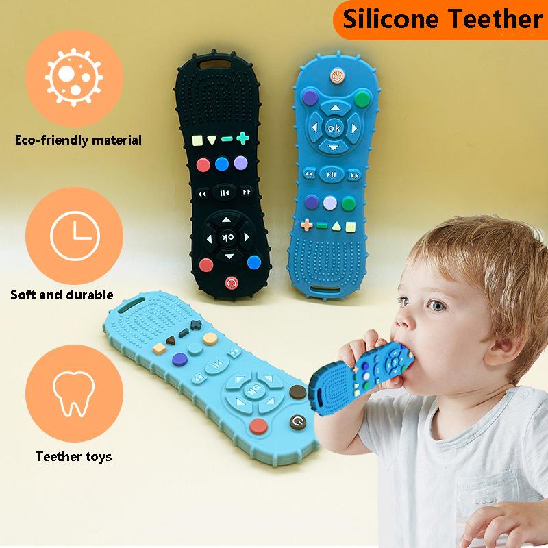Remote control teether Baby anti-feeding children's teethers environmental protection material