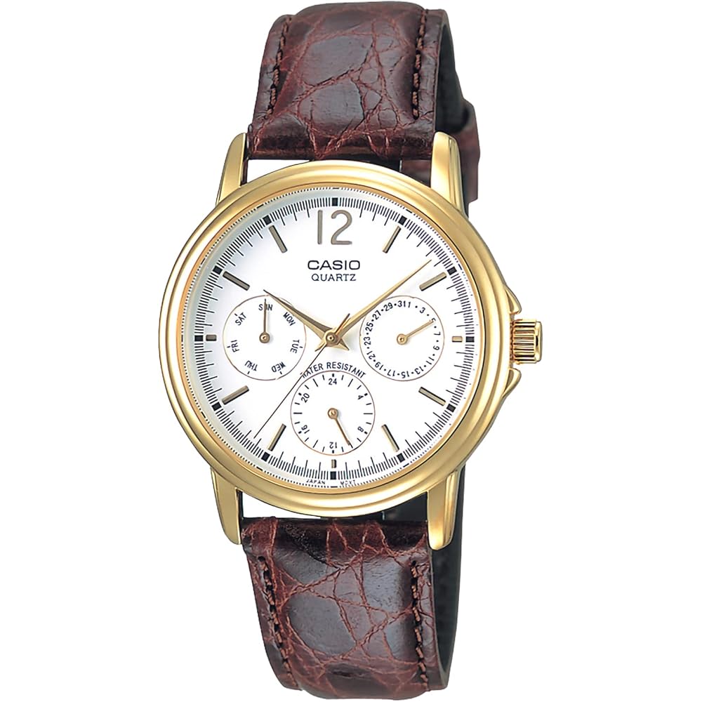 Casio MTP-1174Q-7AJH Men s Brown Casio Collection Wrist Watch