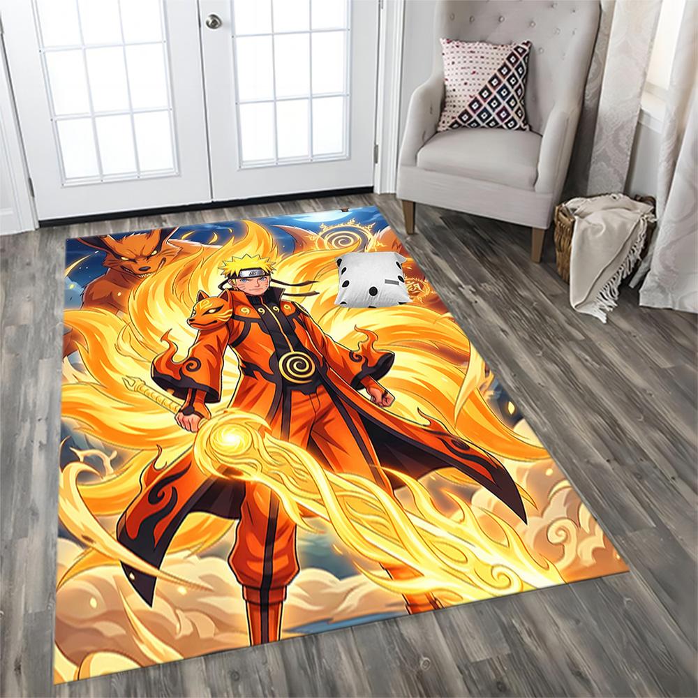 Naruto's Fire Mode for Living Room, Bedroom Rug, Study Room, Hallway Decoration, Perfect for Home Decoration or Holiday Gifts