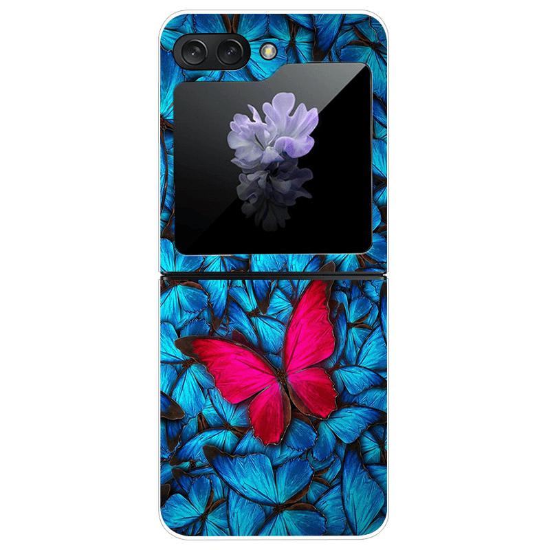 Clear Phone Case For Samsung Galaxy Z Flip7 Fashion Hard PC Silicone Cover For Galaxy Z Flip 7 5G ZFlip7 Transparent Protector