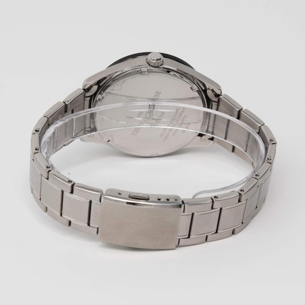 [THE CLOCK HOUSE] THE CLOCK HOUSE Men's Solar Watch, BusinessCasual Style, MBC1005-BK1A