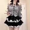 Women's Ruffled High-Waist Ballet Skirt - New Spring, Autumn & Winter Style, Slimming Princess Puffy Double-Layer Skirt