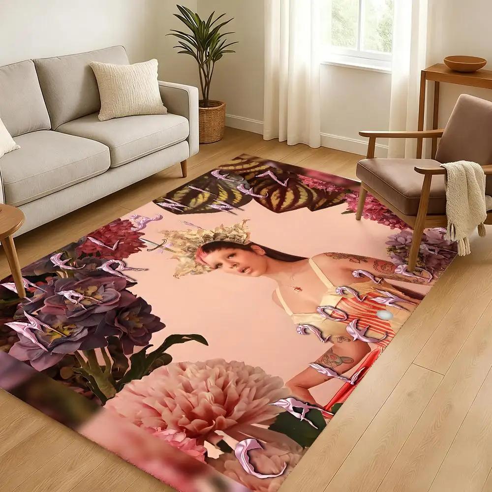 Singer M-Melanie Martinez The Vatican Floor Mat Soft Thickened Absorbent Non-Slip Bedroom Living Room Door Mat Home Flannel Rugs